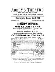 Cover of Godefroi and Yolande by Laurence Sydney Brodribb Irving
