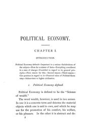 Cover of First principles of political economy, with reference to statesmanship and the progress of civilization by Wilson, W. D.