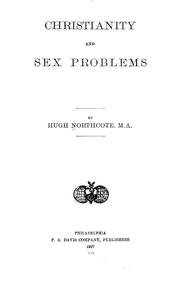 Front cover of Christianity and sex problems by Hugh Northcote