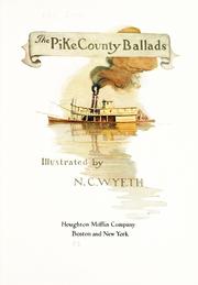 Cover of The Pike County ballads by N. C. Wyeth