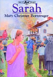 Cover of Sarah by Mary Christner Borntrager