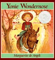 Cover of Yonie Wondernose by Marguerite de Angeli