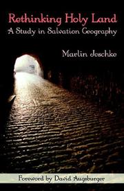 Cover of Rethinking Holy Land by Marlin Jeschke