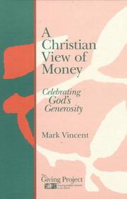 Front cover of A Christian view of money by Mark Vincent