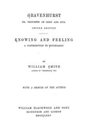 Cover of Gravenhurst; or, Thoughts on good and evil by William Smith
