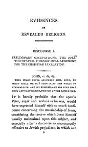 Cover of A summary view of the evidence and practical importance of the Christian revelation by Thomas Belsham