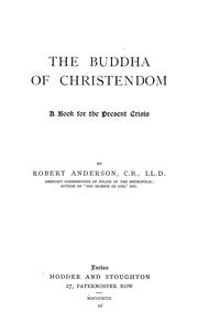 Front cover of The Buddha of Christendom by Robert Anderson