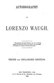 Cover of Autobiography of Lorenzo Waugh by Lorenzo Waugh