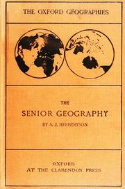 Front cover of The senior geography by Andrew John Herbertson