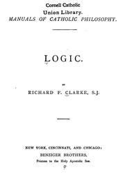 Cover of Logic by Richard F. Clarke