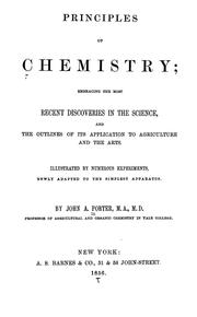 Cover of Principles of chemistry by Porter, John A.