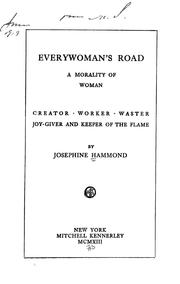 Cover of Everywoman's road by Josephine Hammond