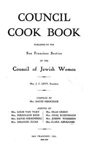 Cover of Council cook book by Unknown