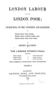 Front cover of London Labour and the London Poor (Vol. II) by Henry Mayhew