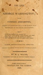 Front cover of The life of George Washington by M. L. Weems