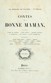 Front cover of Contes de la bonne maman by Laurence de Savigny