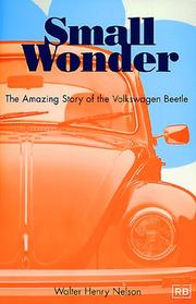 Cover of Small wonder by Walter Henry Nelson