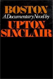 Cover of Boston by Upton Sinclair
