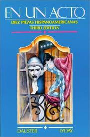 Cover of En un acto by Frank Dauster