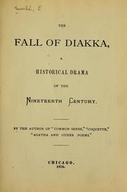 Front cover of The fall of Diakka by E. Searle