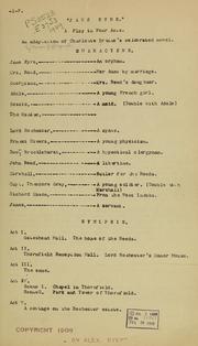 Cover of "Jane Eyre" by Miron Leffingwell