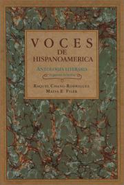 Cover of Voces de Hispanoamérica by Raquel Chang-Rodríguez