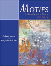 Cover of Motifs by Kimberly Jansma