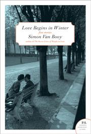 Cover of Love begins in winter by Simon Van Booy