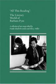 Cover of "All this reading" by Ellen J. Miller