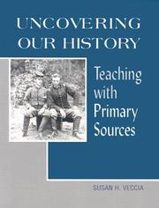 Front cover of Uncovering our history by Susan H. Veccia