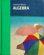 Cover of Addison-Wesley algebra by Unknown