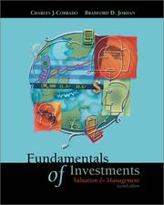 Front cover of Fundamentals of Investments w/student CD + Stock-Trak + Powerweb by Charles J. Corrado