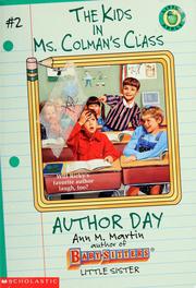Cover of Author day by Ann M. Martin