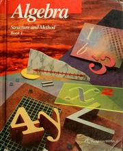 Cover of Algebra by Unknown