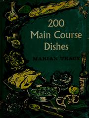 Front cover of 200 main course dishes by Marian Coward Tracy