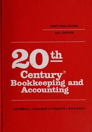 Cover of 20th century bookkeeping and accounting by Lewis Delano Boynton