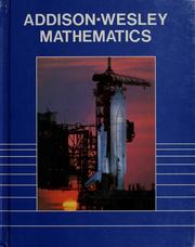 Cover of Addison-Wesley Mathematics (Student Book, Grade 6) by Unknown