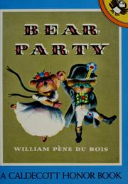 Cover of Bear party by William Pène Du Bois