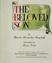 Cover of The Beloved Son by Blanche Shoemaker Wagstaff