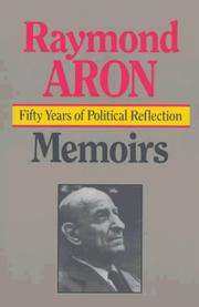 Cover of Memoires by Raymond Aron
