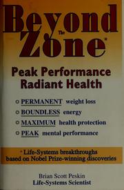 Cover of Beyond the zone by Brian Peskin