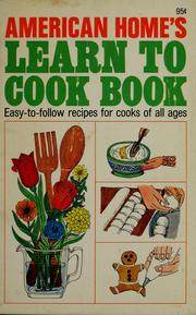 Cover of American home's learn to cook book. by Harold Paris