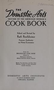 Front cover of The American woman's cook book by Delineator Home Institute.