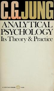 Front cover of Analytical psychology: its theory and practice by Carl Gustav Jung
