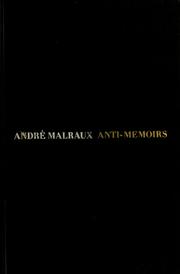 Cover of Antimémoires by André Malraux