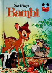 Cover of Walt Disney's Bambi by Unknown