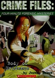 Cover of Body of evidence by Jeremy Brown