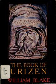 Front cover of First book of Urizen by William Blake