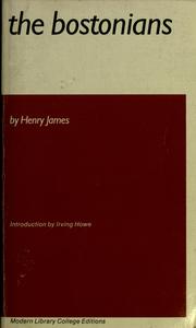 Cover of The Bostonians by Henry James