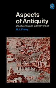 Front cover of Aspects of Antiquity by M. I. Finley